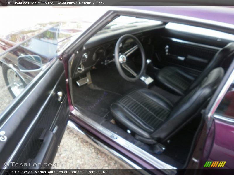 Royal Purple Metallic / Black 1969 Pontiac Firebird Coupe