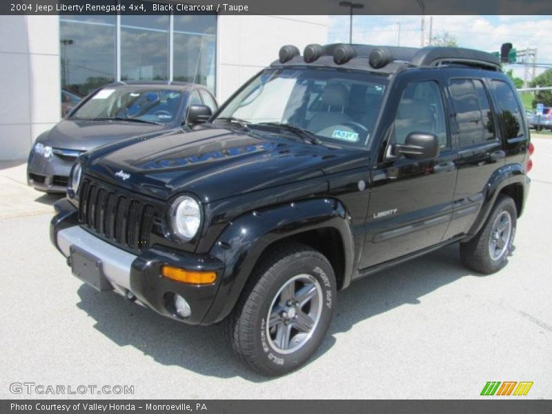 Black Clearcoat / Taupe 2004 Jeep Liberty Renegade 4x4