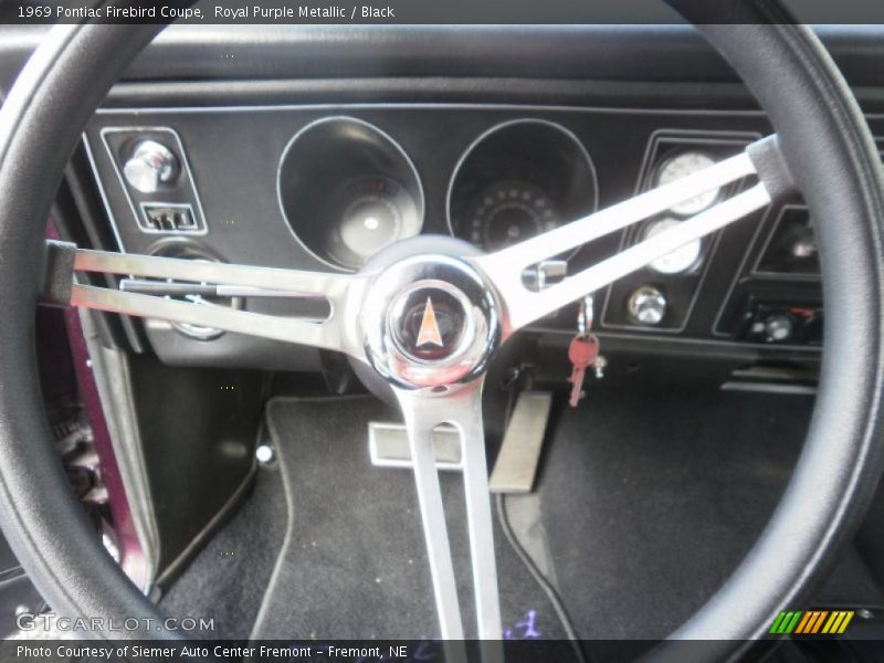 Royal Purple Metallic / Black 1969 Pontiac Firebird Coupe