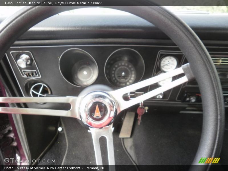 Royal Purple Metallic / Black 1969 Pontiac Firebird Coupe