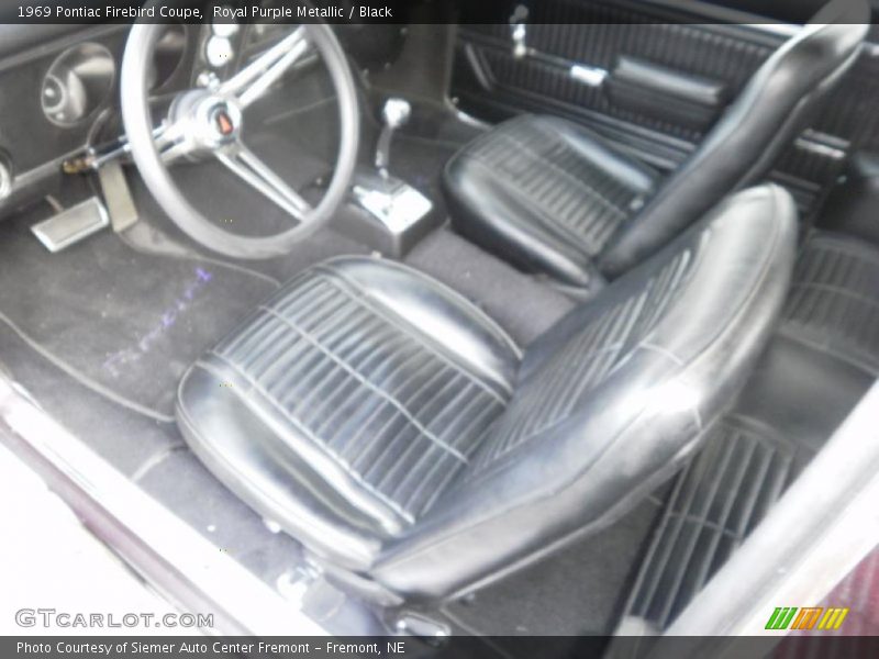 Royal Purple Metallic / Black 1969 Pontiac Firebird Coupe