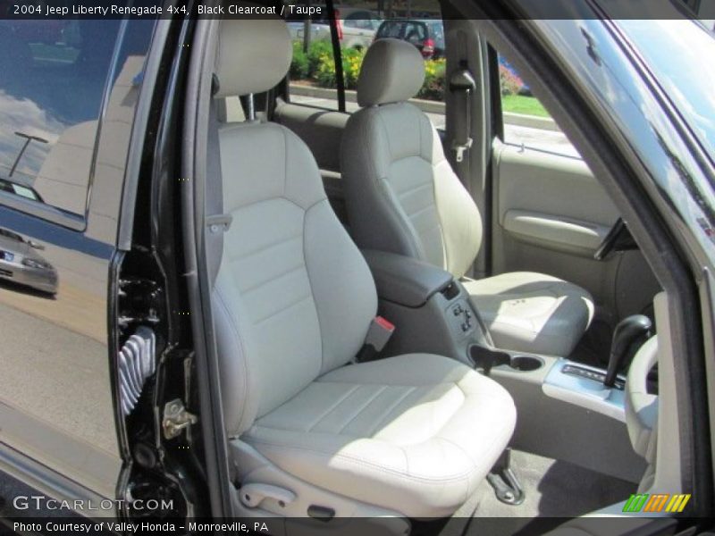 Black Clearcoat / Taupe 2004 Jeep Liberty Renegade 4x4