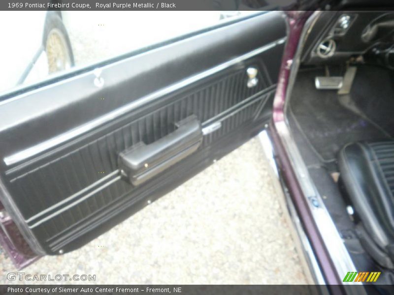 Royal Purple Metallic / Black 1969 Pontiac Firebird Coupe