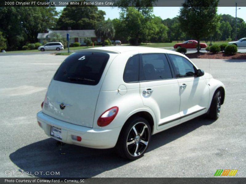 Stone White / Pastel Slate Gray 2008 Chrysler PT Cruiser LX