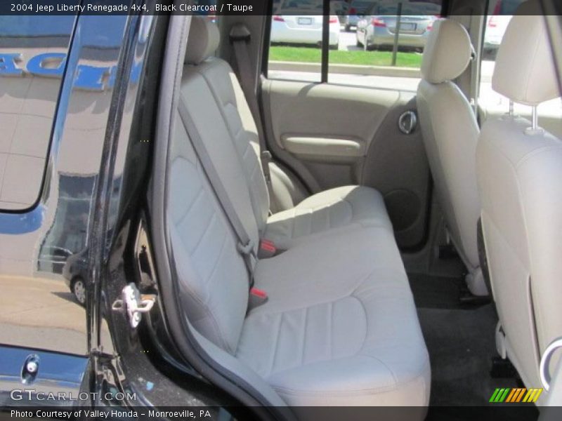 Black Clearcoat / Taupe 2004 Jeep Liberty Renegade 4x4