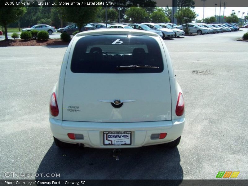 Stone White / Pastel Slate Gray 2008 Chrysler PT Cruiser LX