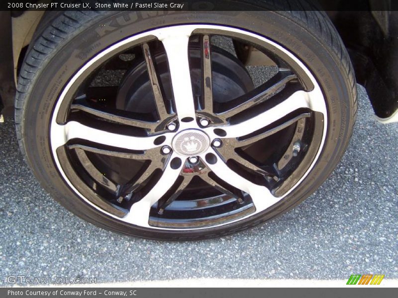 Stone White / Pastel Slate Gray 2008 Chrysler PT Cruiser LX