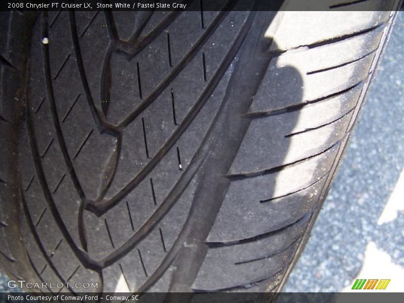 Stone White / Pastel Slate Gray 2008 Chrysler PT Cruiser LX