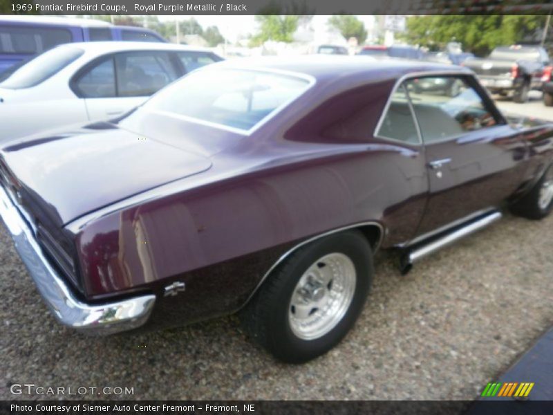 Royal Purple Metallic / Black 1969 Pontiac Firebird Coupe