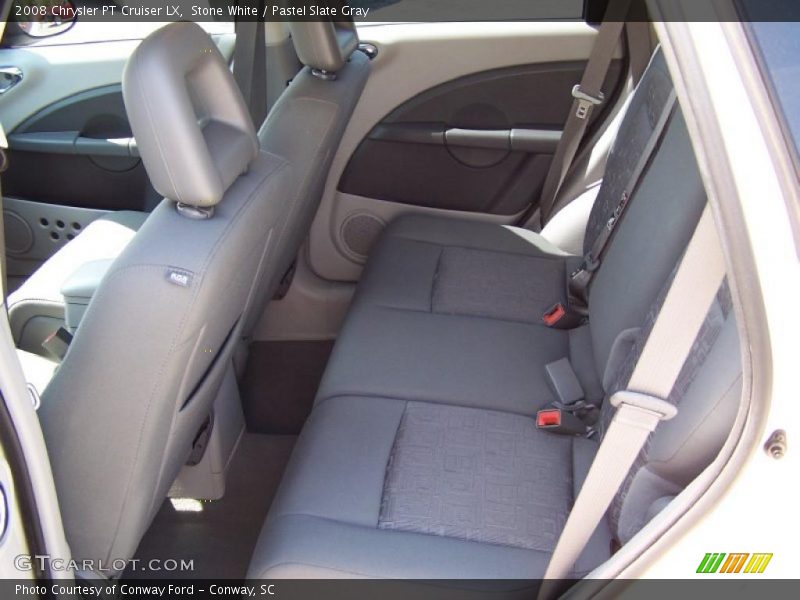 Stone White / Pastel Slate Gray 2008 Chrysler PT Cruiser LX