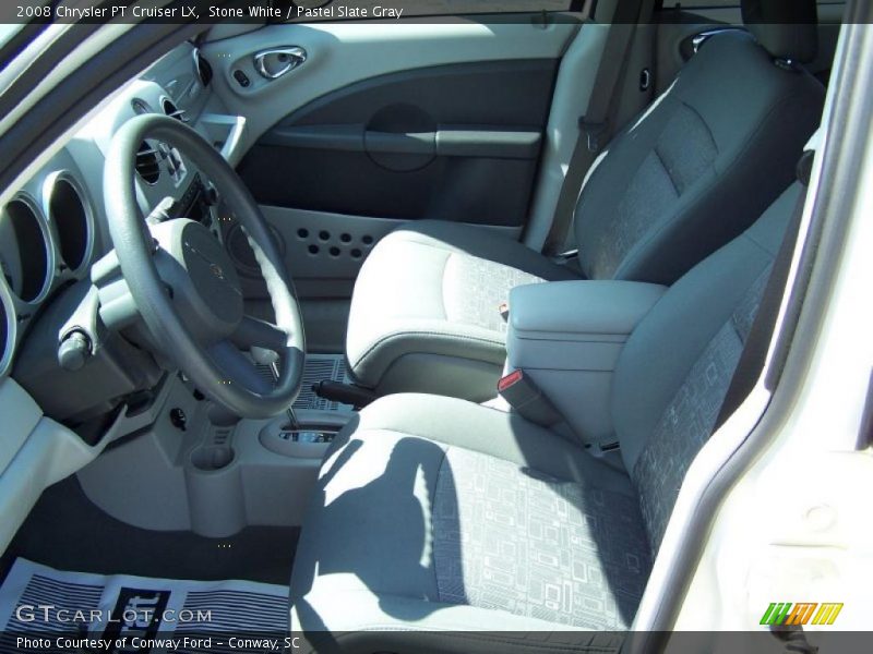 Stone White / Pastel Slate Gray 2008 Chrysler PT Cruiser LX