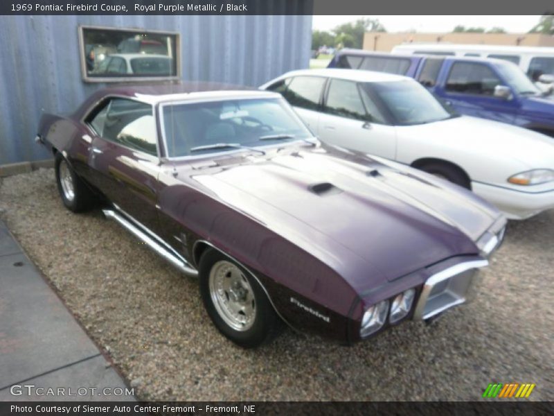 Royal Purple Metallic / Black 1969 Pontiac Firebird Coupe