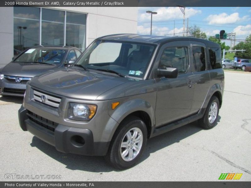 Galaxy Gray Metallic / Gray/Black 2008 Honda Element EX AWD