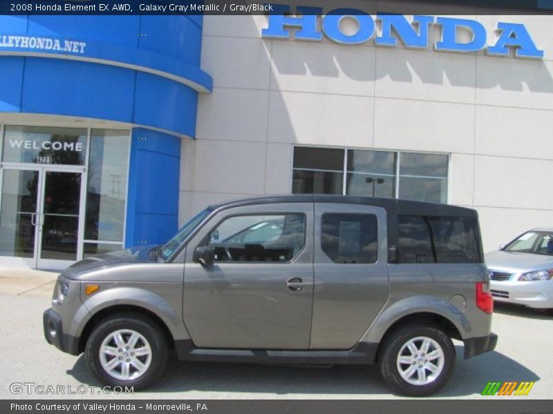 Galaxy Gray Metallic / Gray/Black 2008 Honda Element EX AWD
