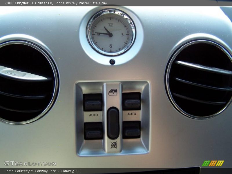 Stone White / Pastel Slate Gray 2008 Chrysler PT Cruiser LX