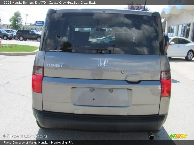 Galaxy Gray Metallic / Gray/Black 2008 Honda Element EX AWD