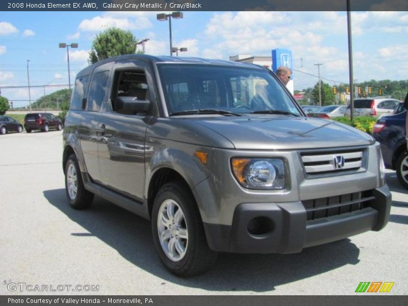 Galaxy Gray Metallic / Gray/Black 2008 Honda Element EX AWD