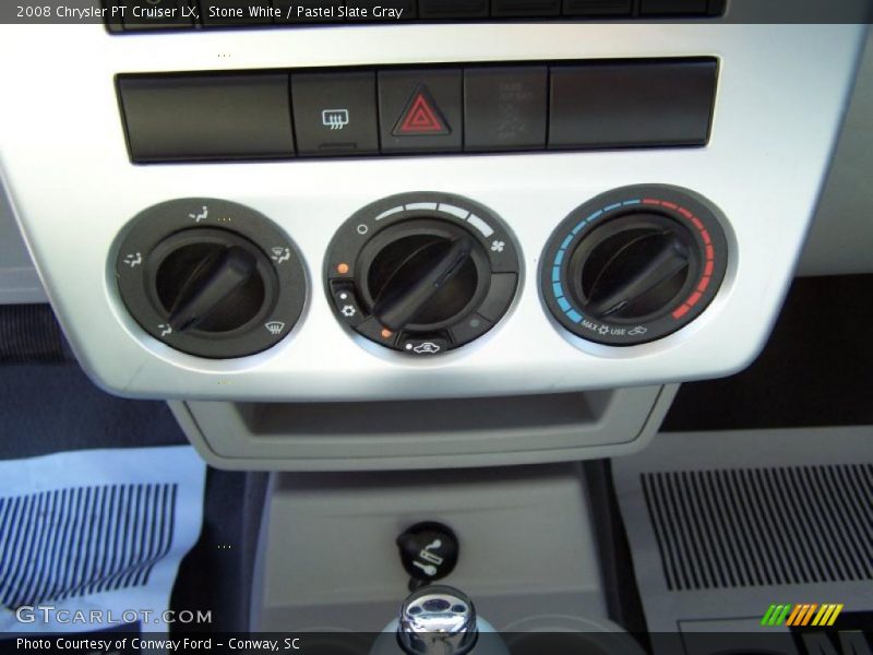 Stone White / Pastel Slate Gray 2008 Chrysler PT Cruiser LX