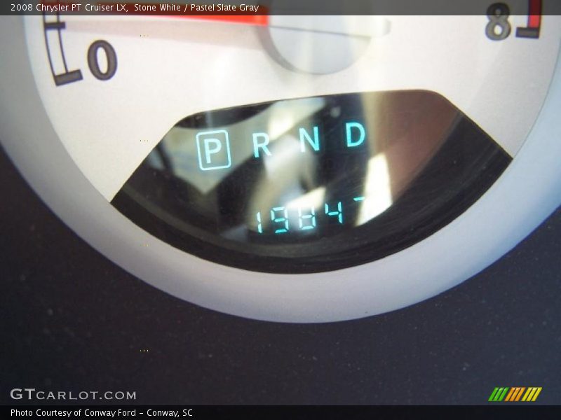 Stone White / Pastel Slate Gray 2008 Chrysler PT Cruiser LX