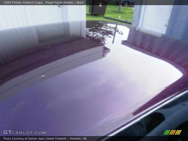 Royal Purple Metallic / Black 1969 Pontiac Firebird Coupe