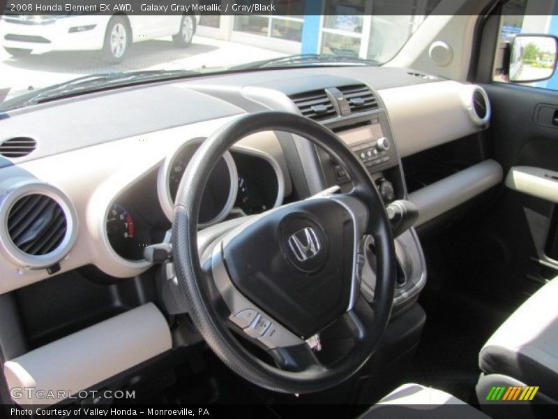Galaxy Gray Metallic / Gray/Black 2008 Honda Element EX AWD