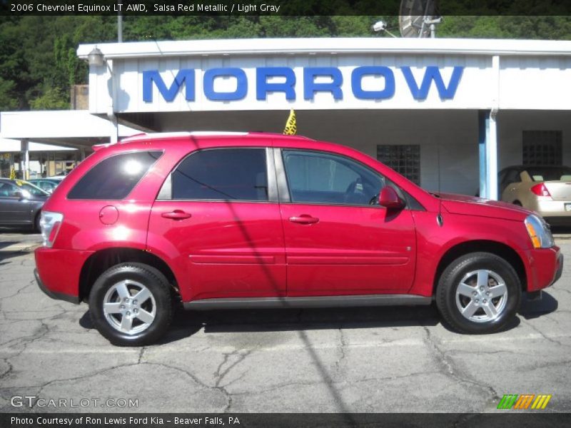 Salsa Red Metallic / Light Gray 2006 Chevrolet Equinox LT AWD