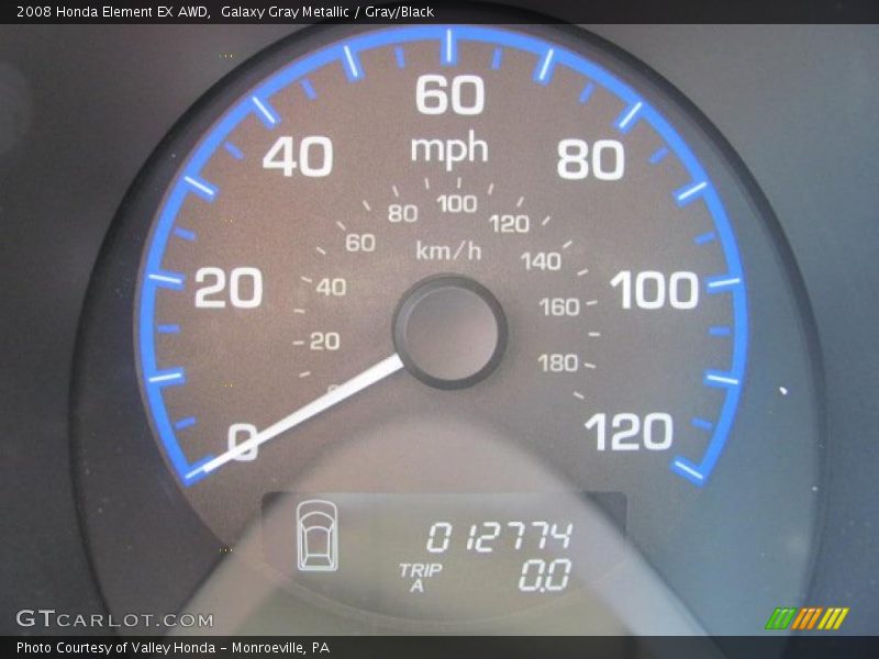 Galaxy Gray Metallic / Gray/Black 2008 Honda Element EX AWD