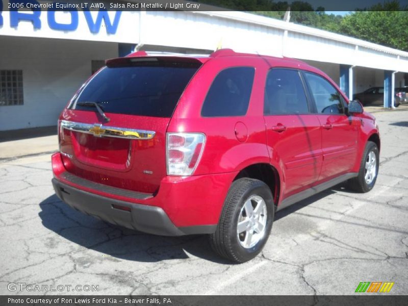 Salsa Red Metallic / Light Gray 2006 Chevrolet Equinox LT AWD