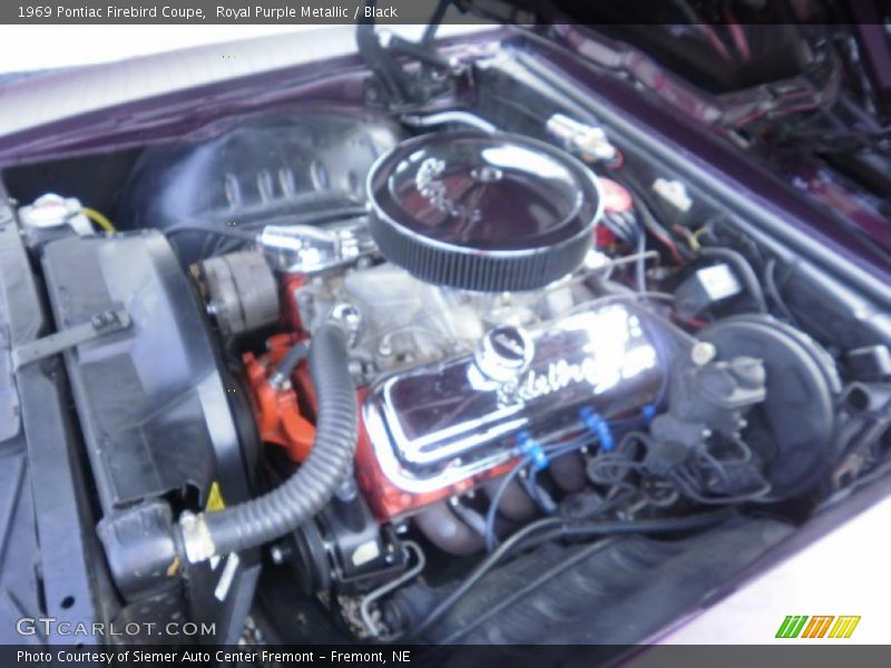 Royal Purple Metallic / Black 1969 Pontiac Firebird Coupe