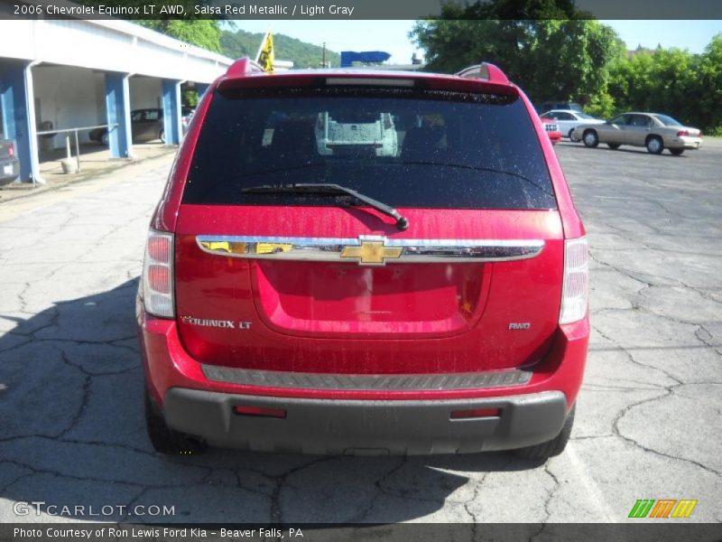Salsa Red Metallic / Light Gray 2006 Chevrolet Equinox LT AWD