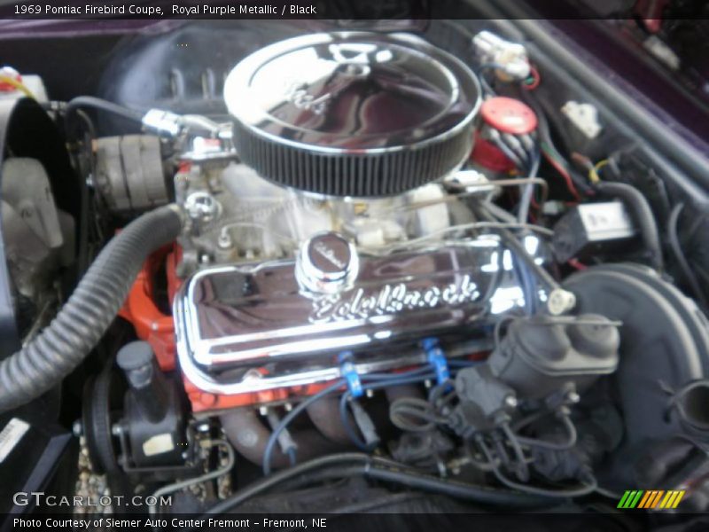 Royal Purple Metallic / Black 1969 Pontiac Firebird Coupe