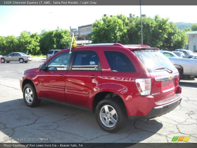 Salsa Red Metallic / Light Gray 2006 Chevrolet Equinox LT AWD