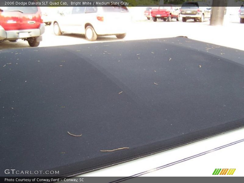 Bright White / Medium Slate Gray 2006 Dodge Dakota SLT Quad Cab