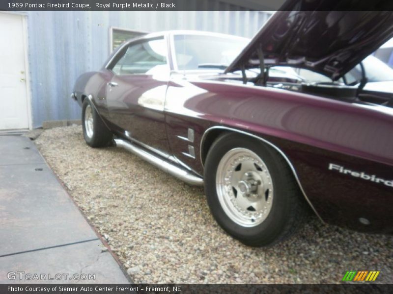 Royal Purple Metallic / Black 1969 Pontiac Firebird Coupe