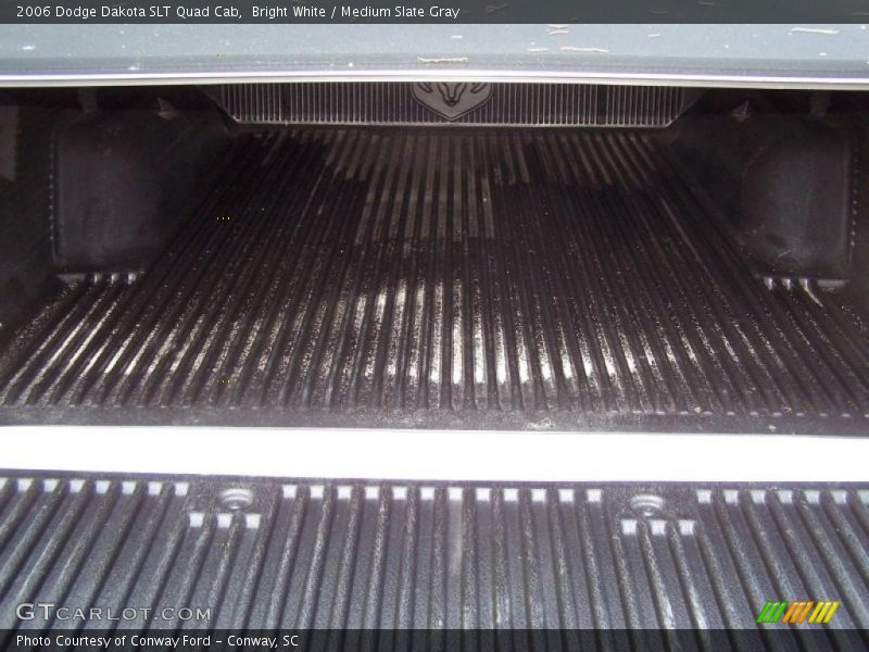 Bright White / Medium Slate Gray 2006 Dodge Dakota SLT Quad Cab