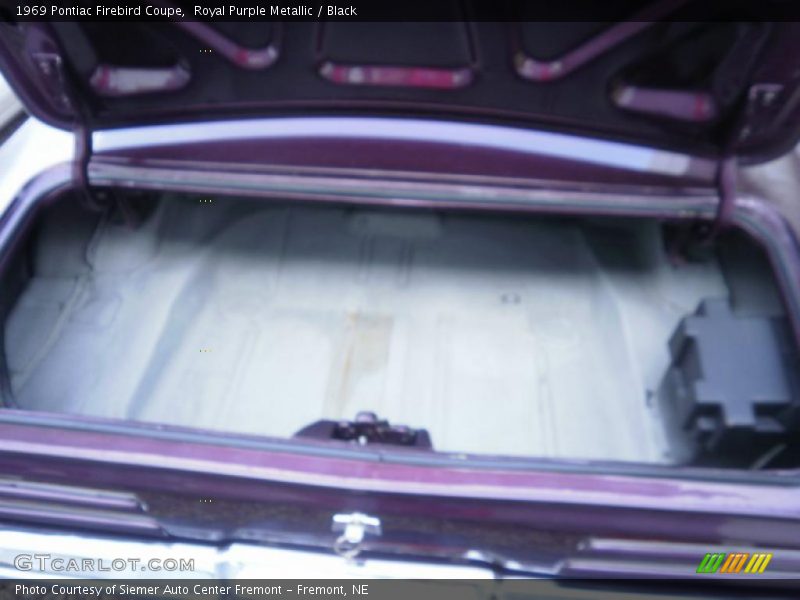 Royal Purple Metallic / Black 1969 Pontiac Firebird Coupe