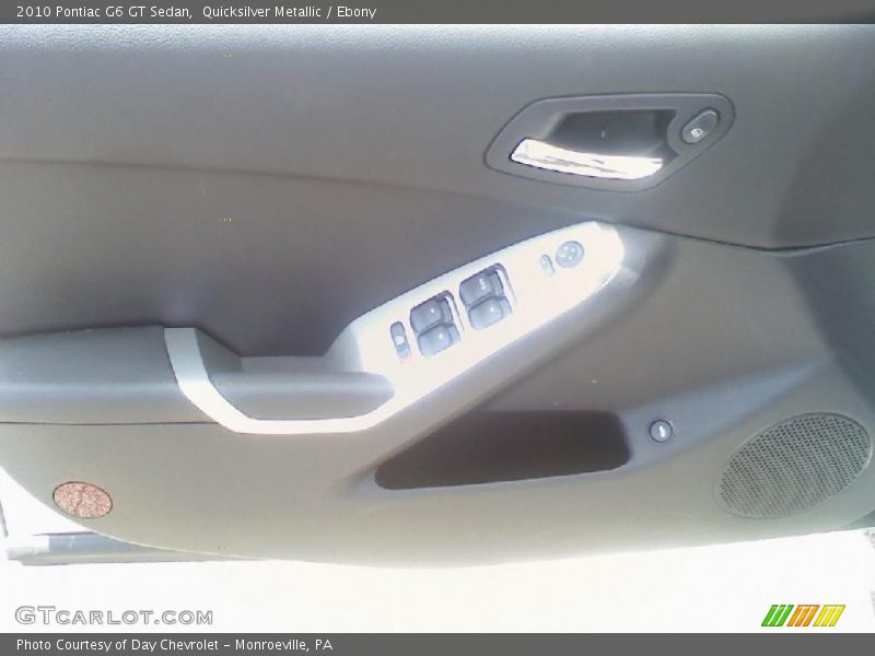 Quicksilver Metallic / Ebony 2010 Pontiac G6 GT Sedan
