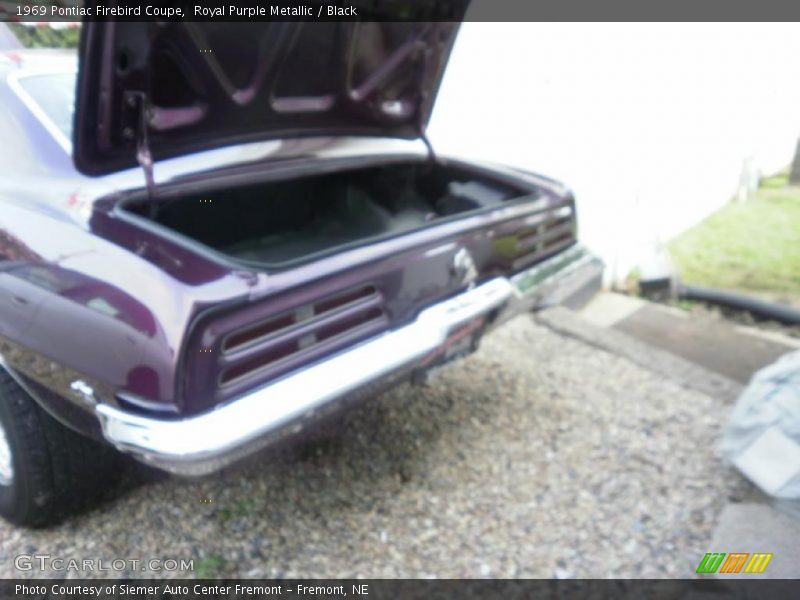Royal Purple Metallic / Black 1969 Pontiac Firebird Coupe