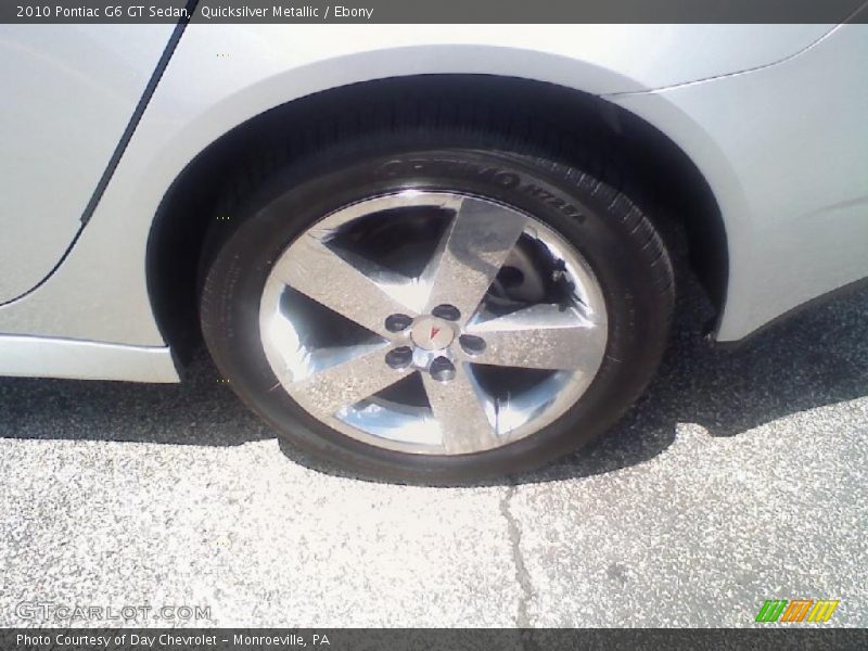 Quicksilver Metallic / Ebony 2010 Pontiac G6 GT Sedan