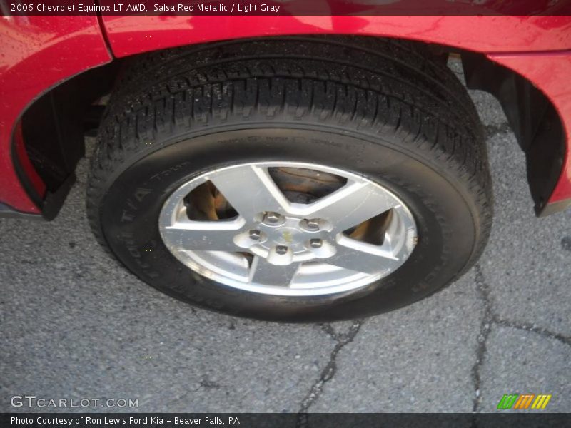 Salsa Red Metallic / Light Gray 2006 Chevrolet Equinox LT AWD