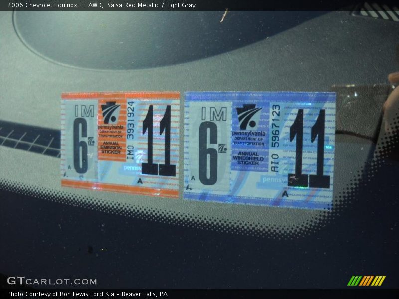 Salsa Red Metallic / Light Gray 2006 Chevrolet Equinox LT AWD