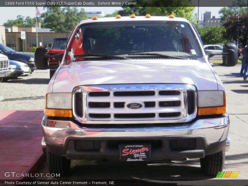 Oxford White / Camel 1999 Ford F350 Super Duty XLT SuperCab Dually
