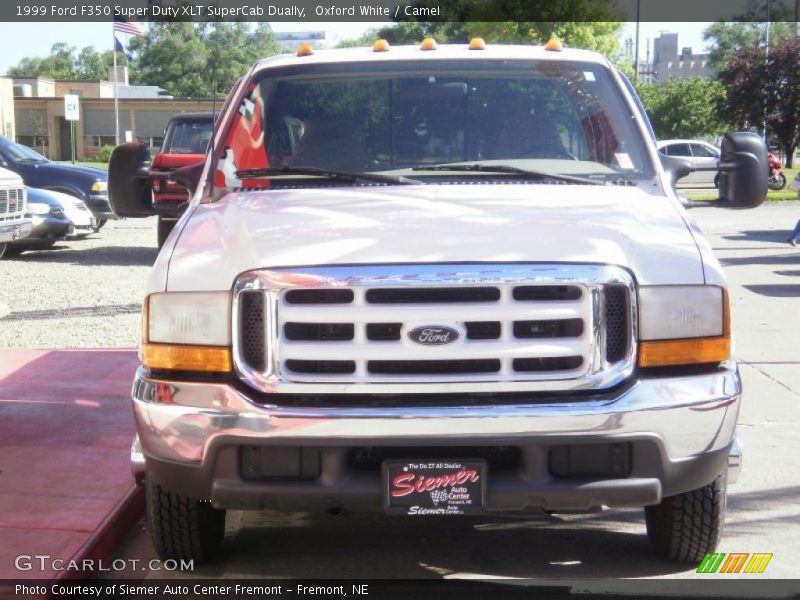 Oxford White / Camel 1999 Ford F350 Super Duty XLT SuperCab Dually