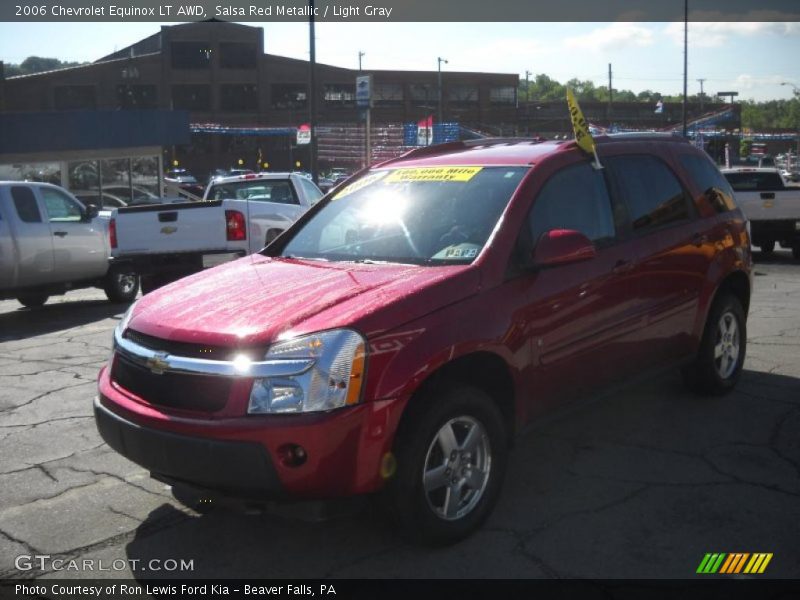 Salsa Red Metallic / Light Gray 2006 Chevrolet Equinox LT AWD