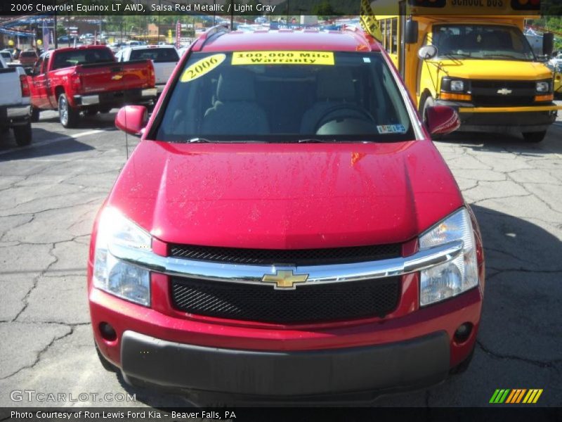 Salsa Red Metallic / Light Gray 2006 Chevrolet Equinox LT AWD