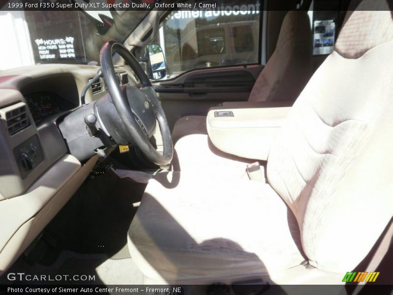 Oxford White / Camel 1999 Ford F350 Super Duty XLT SuperCab Dually
