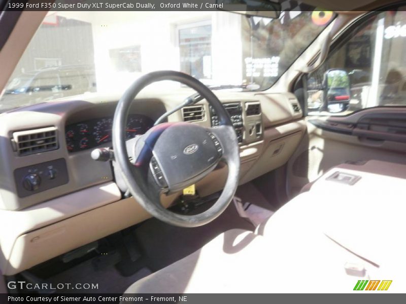 Oxford White / Camel 1999 Ford F350 Super Duty XLT SuperCab Dually