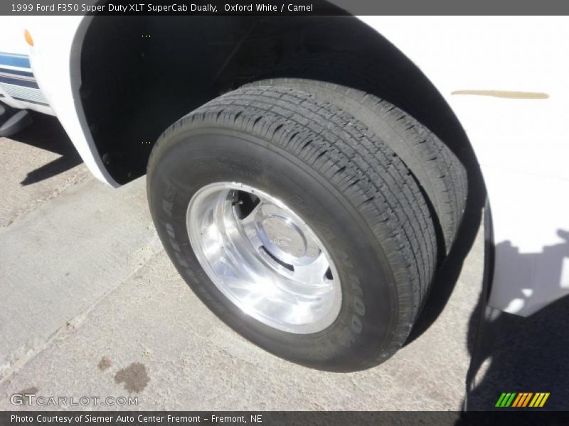 Oxford White / Camel 1999 Ford F350 Super Duty XLT SuperCab Dually