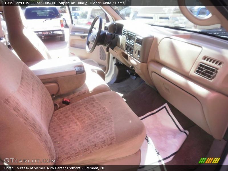 Oxford White / Camel 1999 Ford F350 Super Duty XLT SuperCab Dually