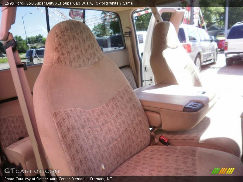 Oxford White / Camel 1999 Ford F350 Super Duty XLT SuperCab Dually